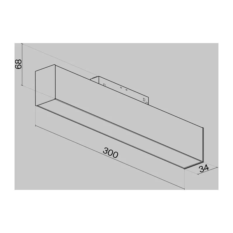 Трековый светильник Базис / Basis S35 3000K 12Вт 120° Maytoni TR012-2-12W3K-B 3