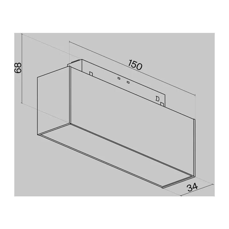 Трековый светильник Базис / Basis S35 3000K 7Вт Maytoni TR012-2-7W3K-W 3
