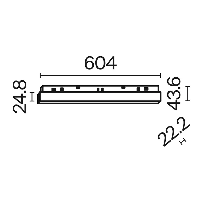 Трековый светильник Базис / Basis Exility 4000K 24Вт 120° Maytoni TR030-2-24W4K-W 4