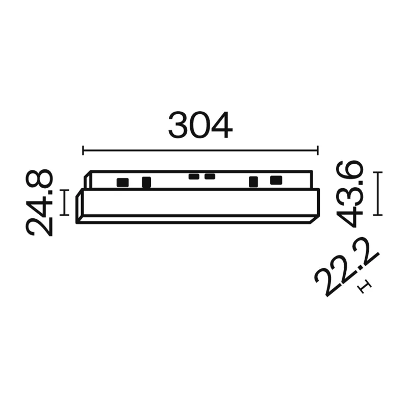 Трековый светильник Базис / Basis Exility 2700-6000K 12Вт 120° Dim Dali1 Maytoni TR030-4-12WTW-DD-B 2