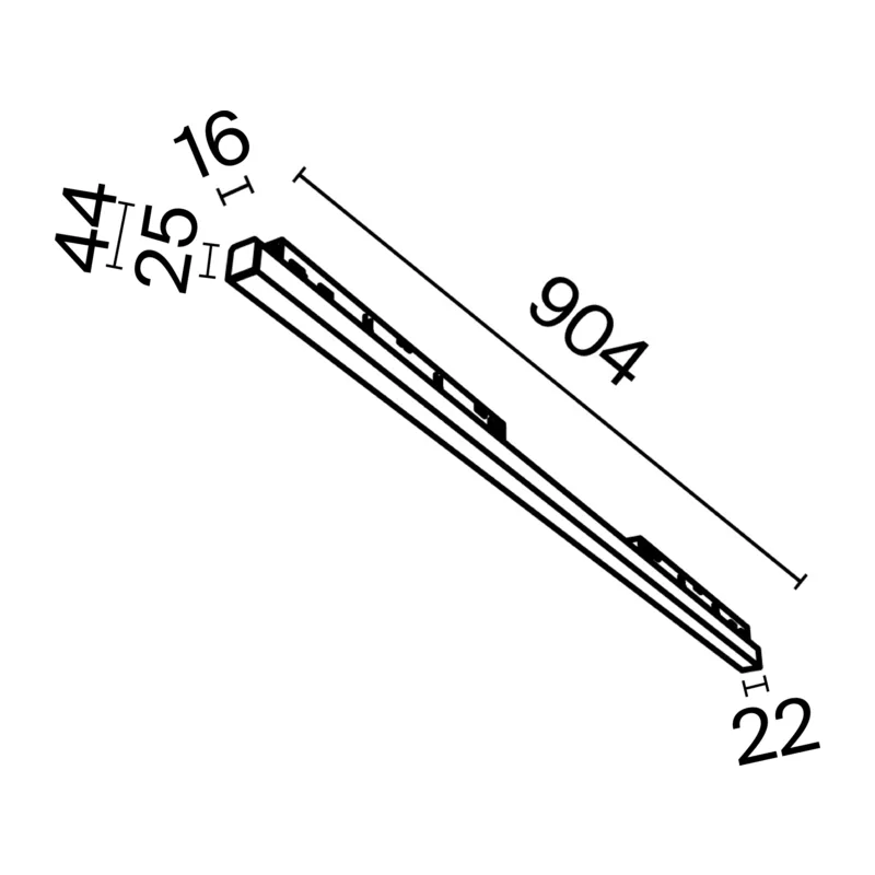 Трековый светильник Базис / Basis Exility 2700-6000K 30Вт 120° Dim Dali1 Maytoni TR030-4-30WTW-DD-B 7