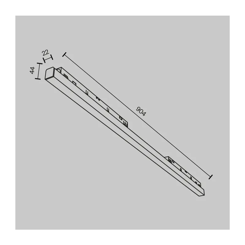 Трековый светильник Базис / Basis Exility 2700-6000K 30Вт 120° Dim Dali1 Maytoni TR030-4-30WTW-DD-W 7