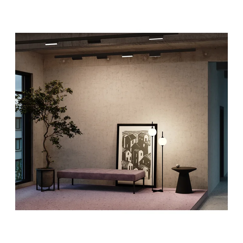 Трековый светильник Базис / Basis Exility 3000K 12Вт 120° Maytoni TR036-2-12W3K-B 4
