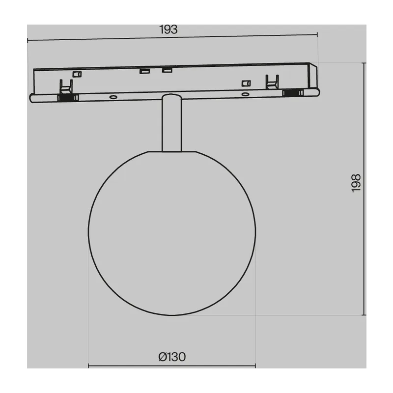 Трековый светильник Луна / Luna Exility 2700-6000K 5Вт 360° Dim Dali1 Maytoni TR038-4-5WTW-DD-W 8