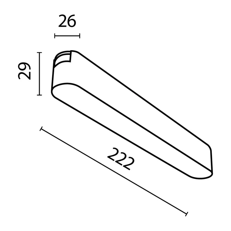 Трековый светильник Базис / Basis Radity 4000K 12Вт 120° Maytoni TR080-1-12W4K-B 2