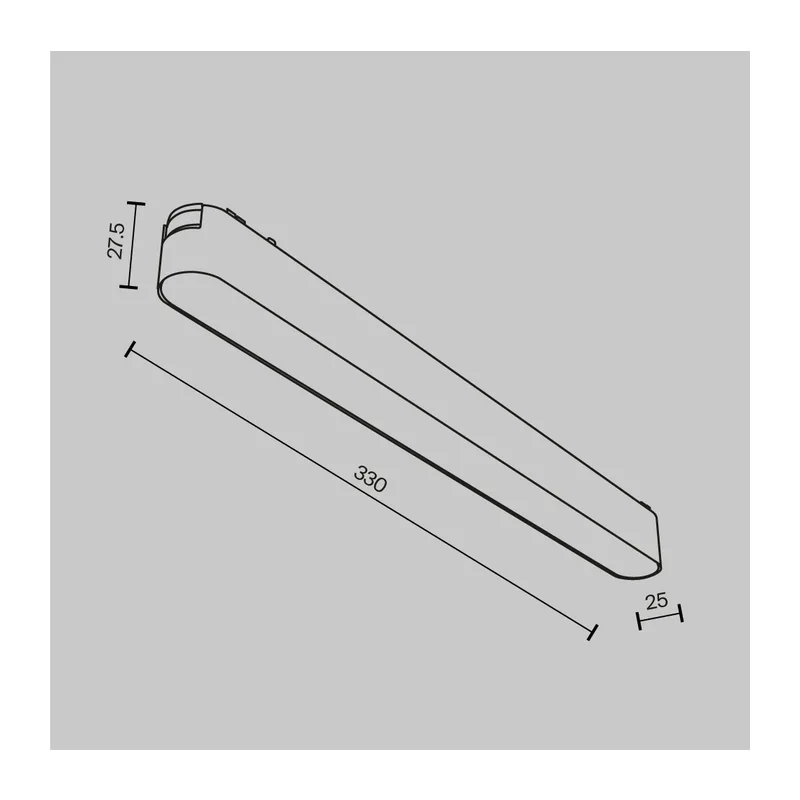 Трековый светильник Базис / Basis Radity 3000K 16Вт 120° Maytoni TR080-1-18W3K-B 9