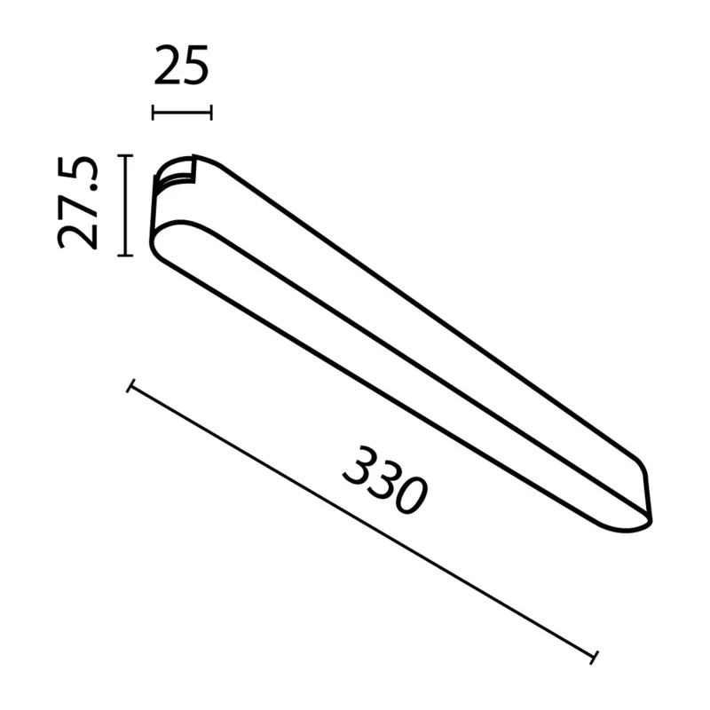 Трековый светильник Базис / Basis Radity 4000K 16Вт 120° Maytoni TR080-1-18W4K-B 2