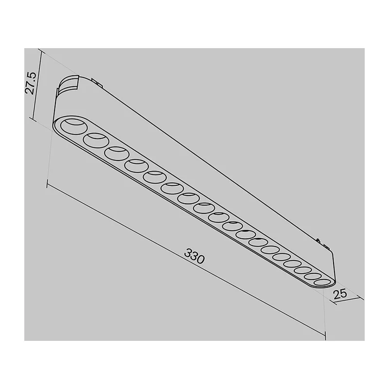 Трековый светильник Точки / Points Radity 3000K 16Вт 36° Maytoni TR082-1-18W3K-M-B 10