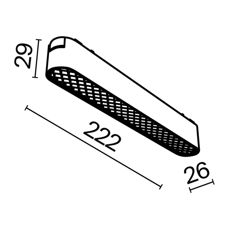 Трековый светильник Базис / Basis Grid Radity 3000K 12Вт 60° Maytoni TR084-1-12W3K-W 2