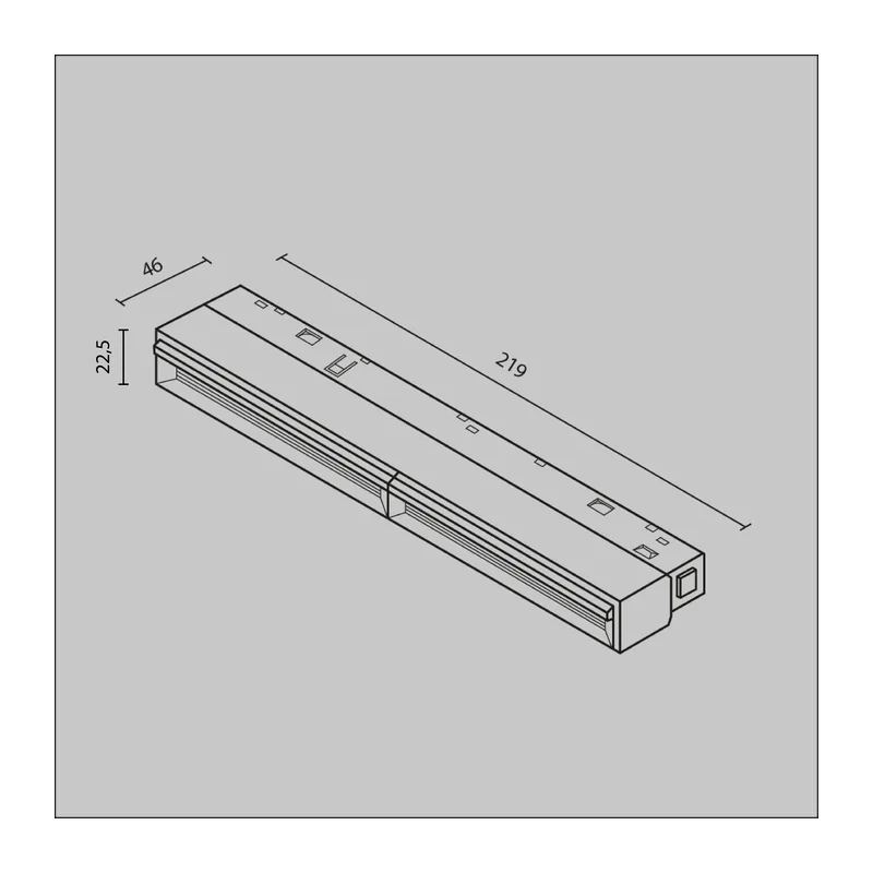 Трековый светильник Парете / Parete Exility 4000K 12Вт 120° Maytoni TR106-2-12W4K-B 2