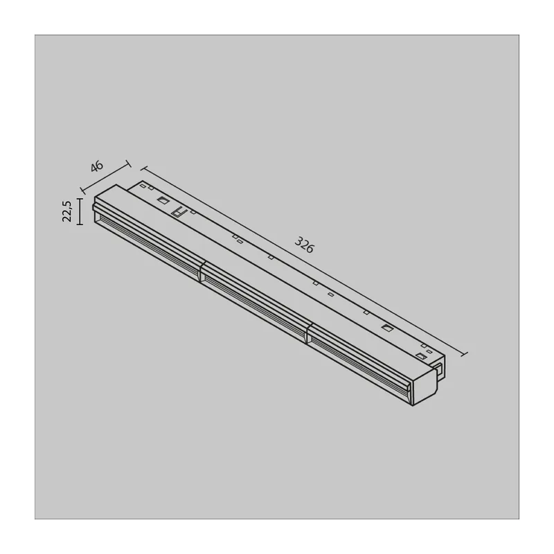 Трековый светильник Парете / Parete Exility 4000K 18Вт 120° Maytoni TR106-2-18W4K-B 2