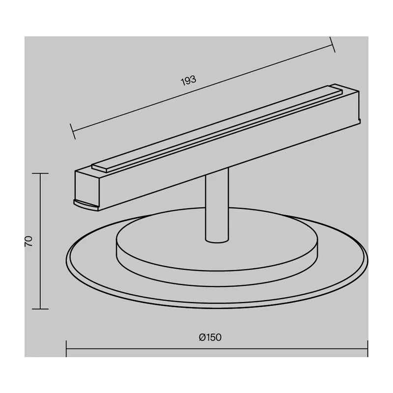 Трековый светильник Релакс / Relax Exility 4000K 5Вт 120° Maytoni TR107-2-5W4K-BS 6