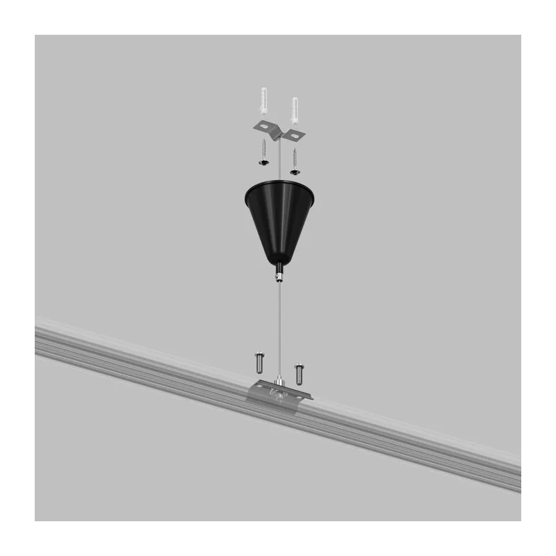 Подвесной комплект Denkirs DK Track Black (SOLID BASE) | DK ТРЕК ЧЕРНЫЙ (СОЛИД БЕЙС) TR1105-BK 2