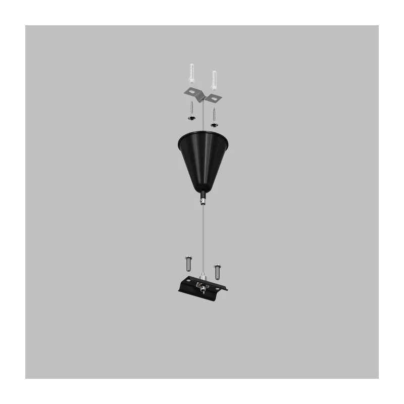 Подвесной комплект Denkirs DK Track Black (SOLID BASE) | DK ТРЕК ЧЕРНЫЙ (СОЛИД БЕЙС) TR1105-BK
