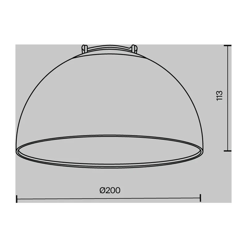 Подвесной светильник Кубок / Bowl Parity 3000K 20Вт 120° белый Maytoni TR126B-20W3K-W 8