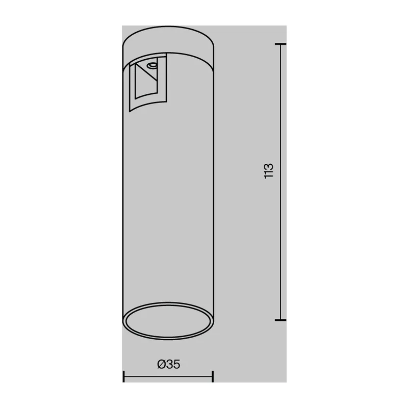 Трековый светильник Фокус / Focus Led Flarity 3000K 5Вт 34° Maytoni TR143-1-5W3K-W-PT 5