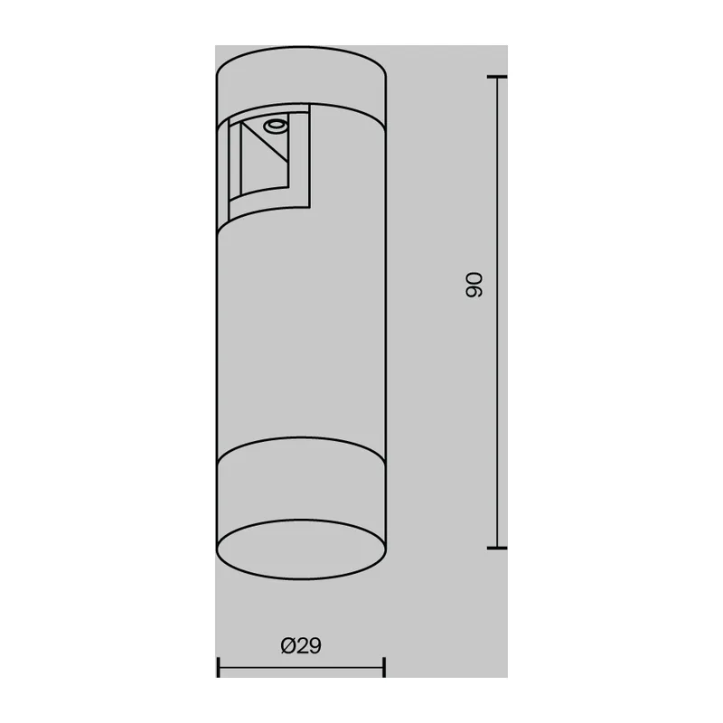 Трековый светильник Скольжение / Skim Flarity 4000K 2Вт 110° Maytoni TR145-1-3W4K-W-BS 9