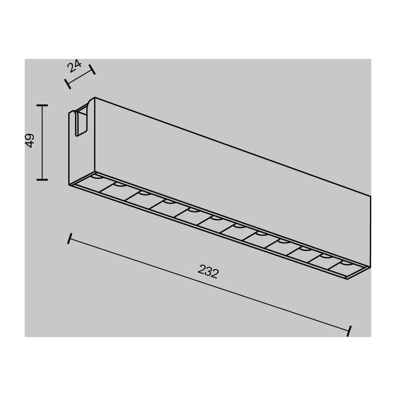 Трековый светильник Точки / Points Flarity 4000K 12Вт 40° Maytoni TR150-1-12W4K-M-PT 9