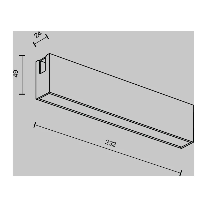 Трековый светильник Базис / Basis Flarity 3000K 12Вт 120° Maytoni TR151-1-12W3K-PT 9