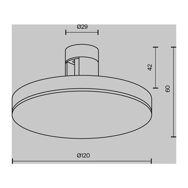 Трековый светильник Плато / Plato Flarity 4000K 7Вт 120° Maytoni TR152-1-7W4K-B 9