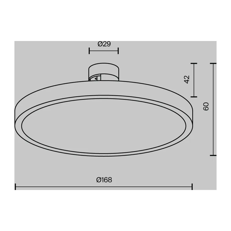 Трековый светильник Плато / Plato Flarity 3000K 10Вт 120° Maytoni TR153-1-10W3K-BS 2