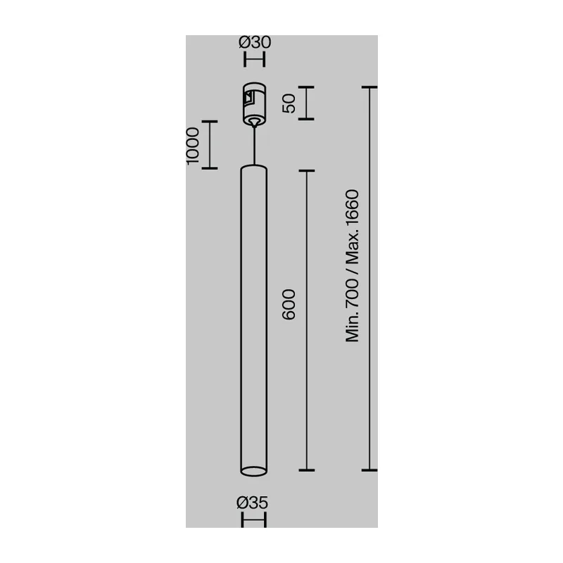 Трековый подвесой светильник Фокус / Focus Led Flarity 4000K 5Вт 30° Maytoni TR156-1-5W4K-B 10