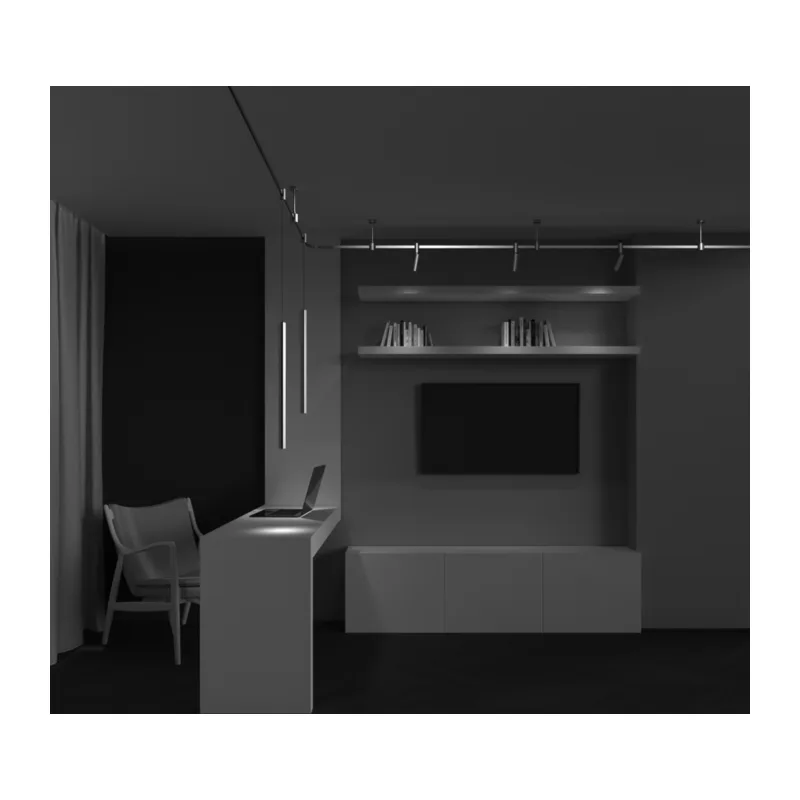 Трековый подвесой светильник Фокус / Focus Led Flarity 4000K 5Вт 30° Maytoni TR156-1-5W4K-PT 5