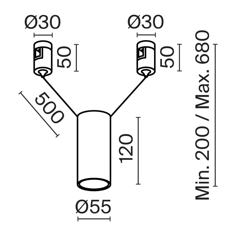 Трековый подвесой светильник Фокус / Focus Led Flarity 4000K 12Вт 36° Maytoni TR157-1-12W4K-PT 6