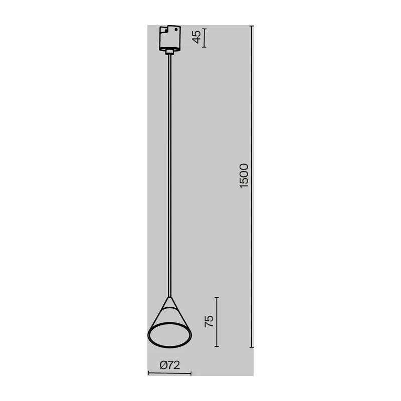 Трековый светильник Коно / Cono Elasity 3000К 7Вт 38° Maytoni TR166-1-7W3K-M-B 9