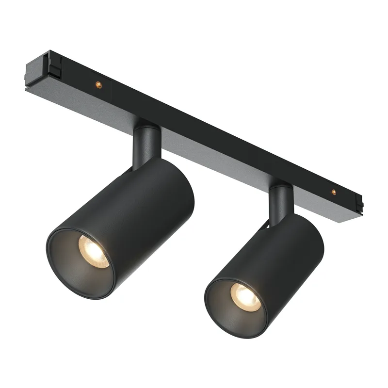 Трековый светильник Фокус / Focus Duo Basity 3000K/6000K 10Вт 36° Maytoni TR176-1-2X5WTW-M-B