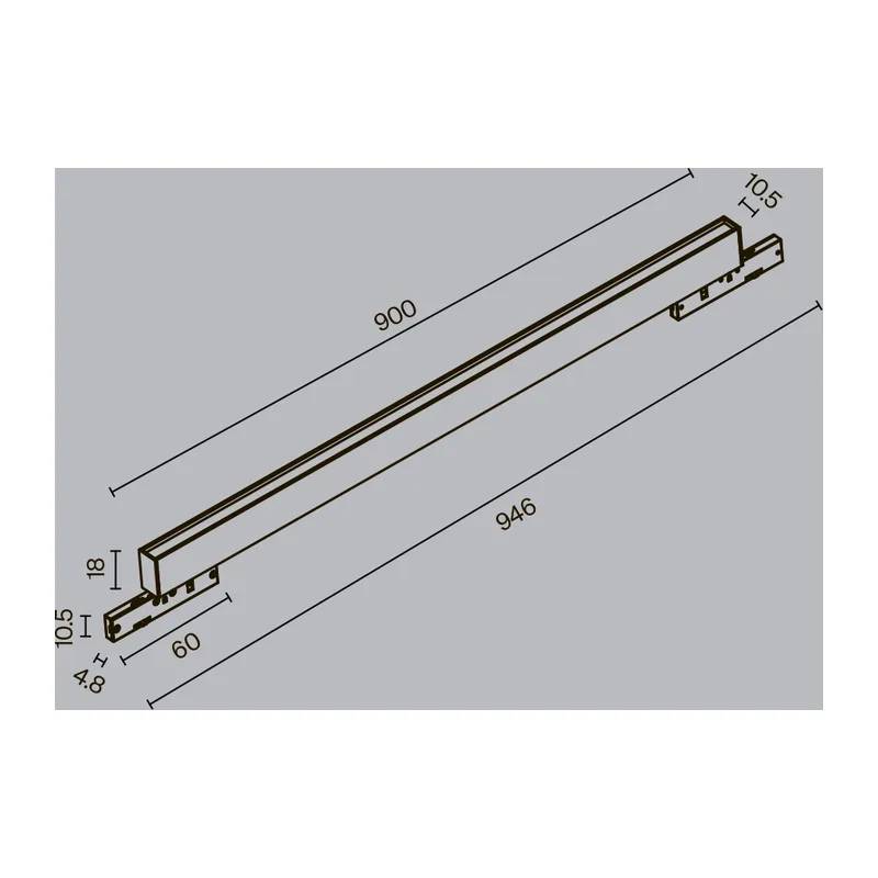 Трековый светильник Базис / Basis Levity 2700К 21Вт 100° Maytoni TR192-1-21W2.7K-B 8