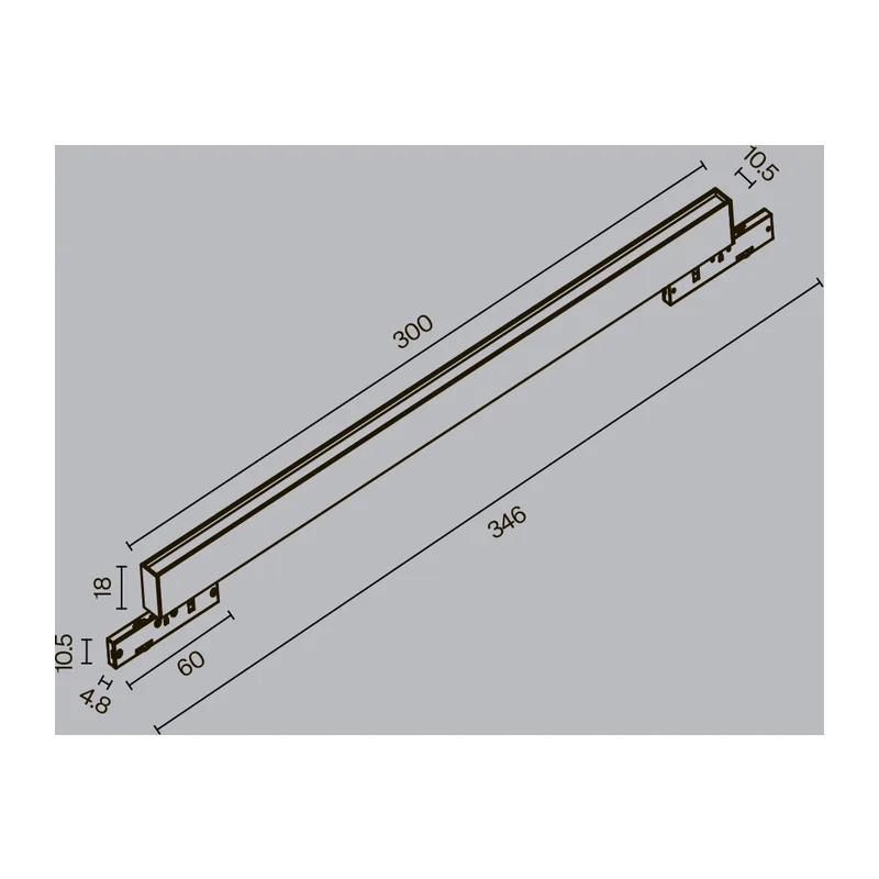 Трековый светильник Базис / Basis Levity 4000К 8Вт 100° Maytoni TR192-1-8W4K-B 10