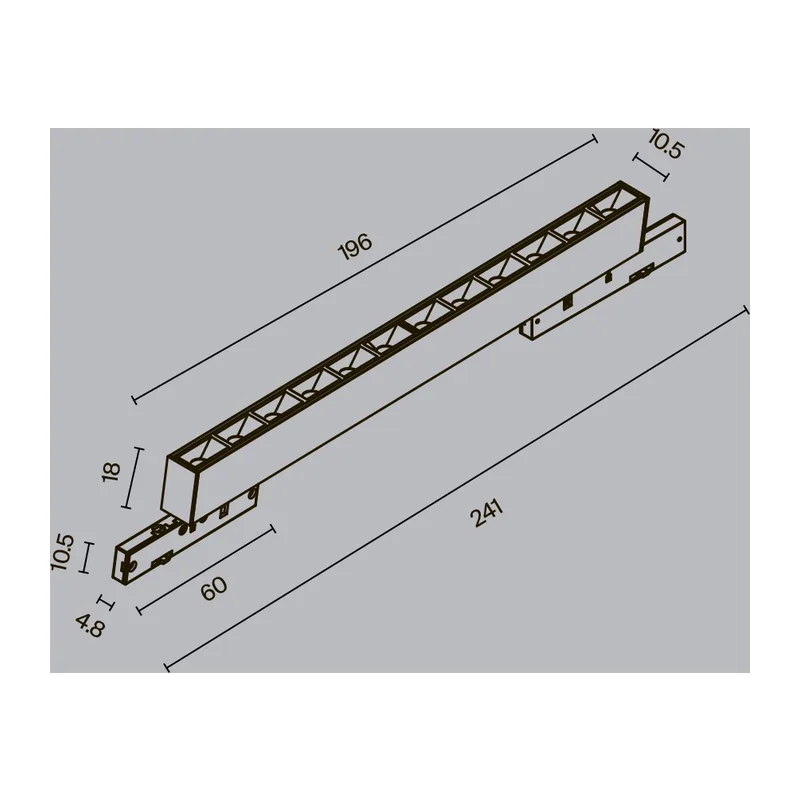 Трековый светильник Точки / Points Levity 4000К 10Вт 30° Maytoni TR193-1-10W4K-M-B 9