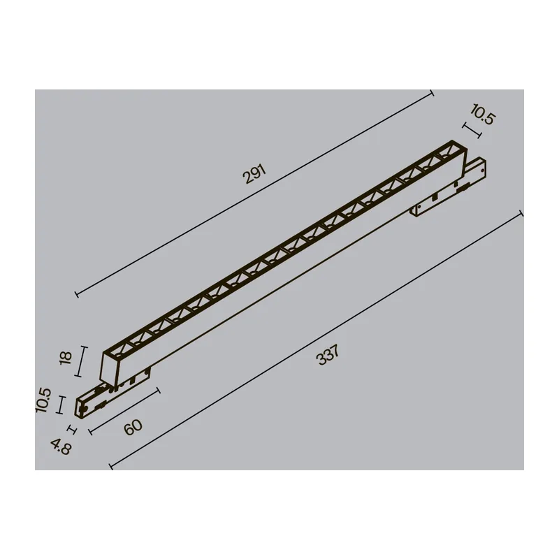 Трековый светильник Точки / Points Levity 2700К 15Вт 30° Maytoni TR193-1-15W2.7K-M-B 9