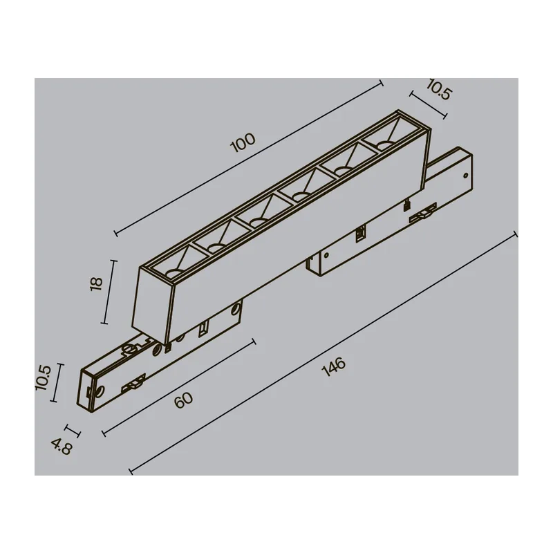 Трековый светильник Точки / Points Levity 3000К 5Вт 30° Maytoni TR193-1-5W3K-M-B 11
