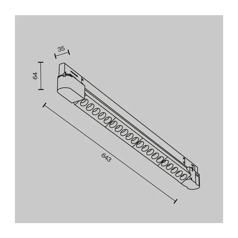 Трековый светильник Точки / Points Trinity 2700K 20Вт 30° Maytoni TR195-3-20W2.7K-M-B 2
