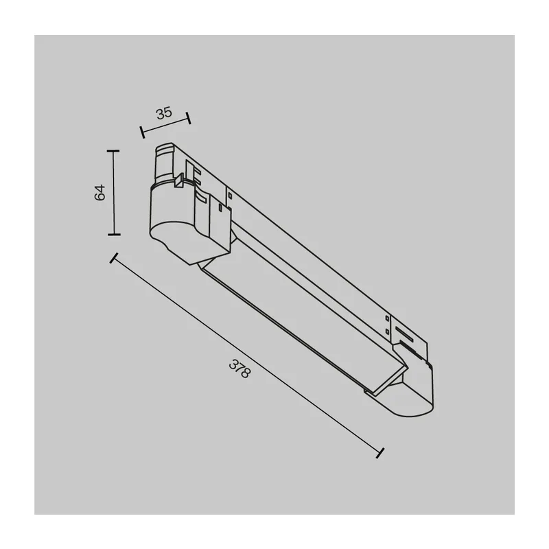Трековый светильник Базис / Basis Trinity 2700K 10Вт 120° Maytoni TR196-3-10W2.7K-W 2