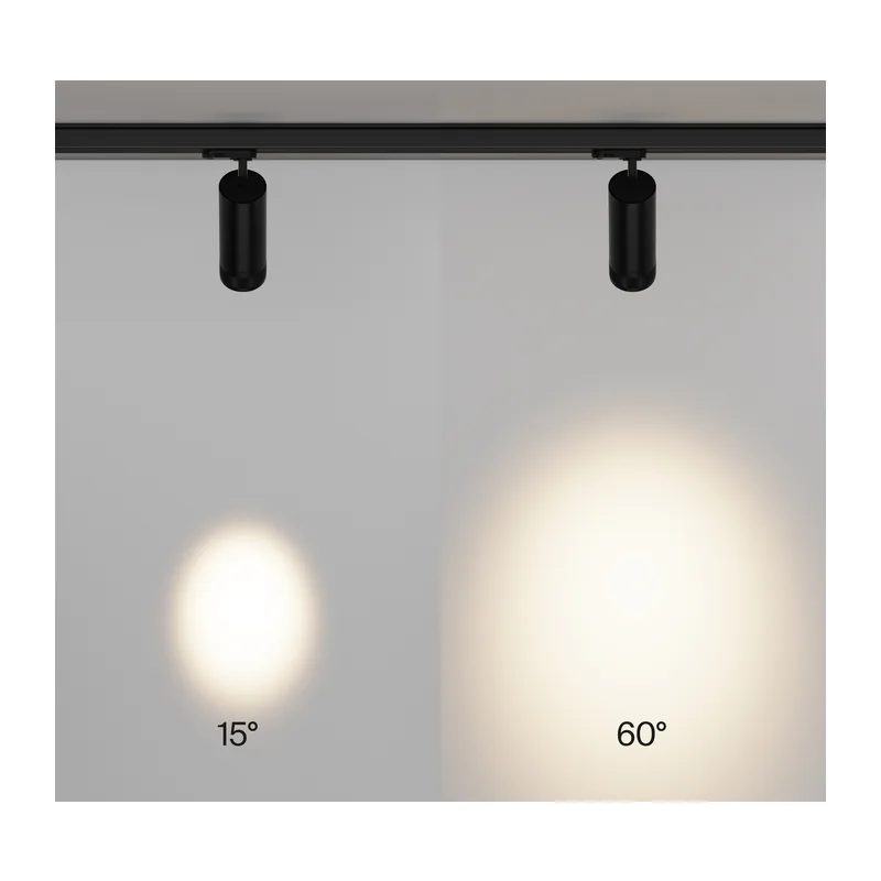 Трековый светильник Фокус Зум / Focus Zoom Trinity 2700K 20Вт 15-60° Maytoni TR198-3-20W2.7K-Z-B 6