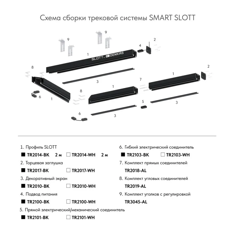 Заглушка Denkirs SMART SLOTT | СМАРТ СЛОТТ TR2017-BK 4