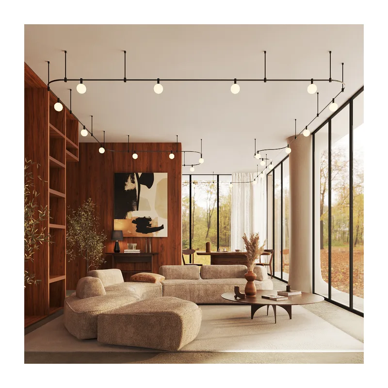 Трековый светильник Луна / Luna 3000К 5Вт 220° Maytoni TR208-1-5W3K-B 10