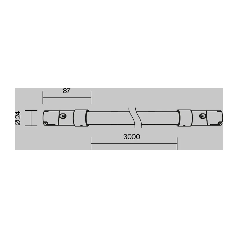 Трековый светильник Тау / Tau 3000К 48Вт 110° Maytoni TR209-1-48W3K-B 8