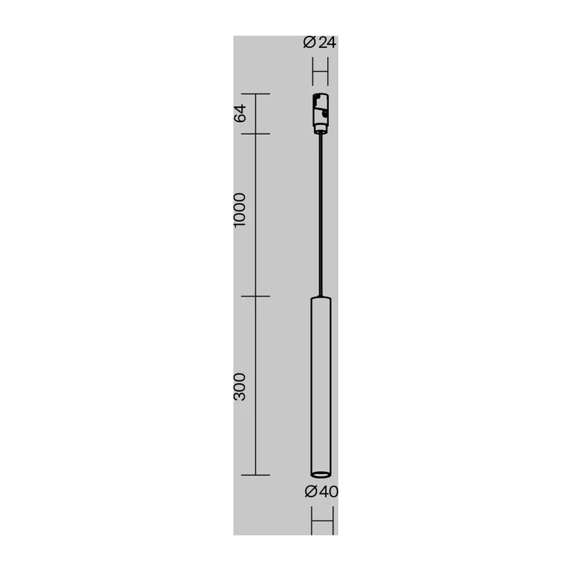 Трековый подвесной светильник Скольжение / Skim 3000К 5Вт 36° Maytoni TR210-1-5W3K-M-BBS 7