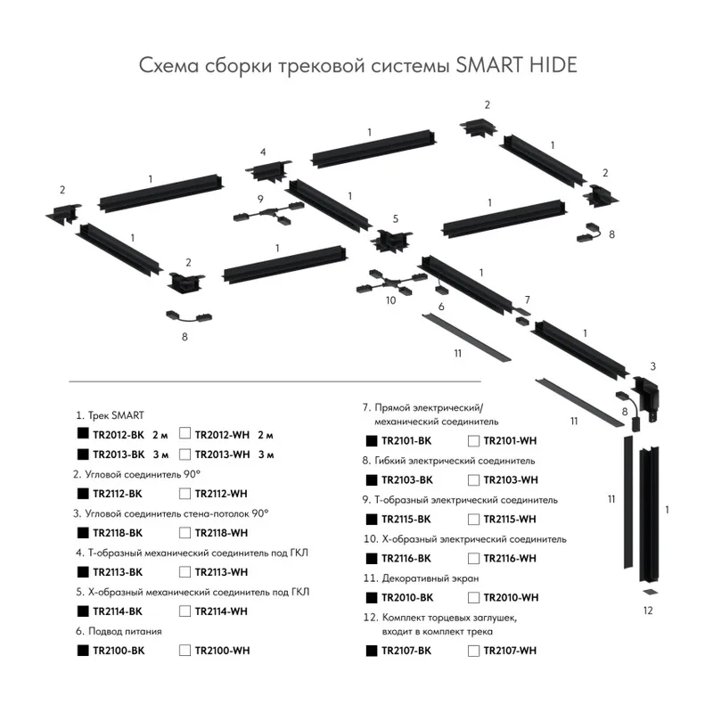 Коннектор Denkirs SMART HIDE | СМАРТ ХАЙД TR2113-WH 4