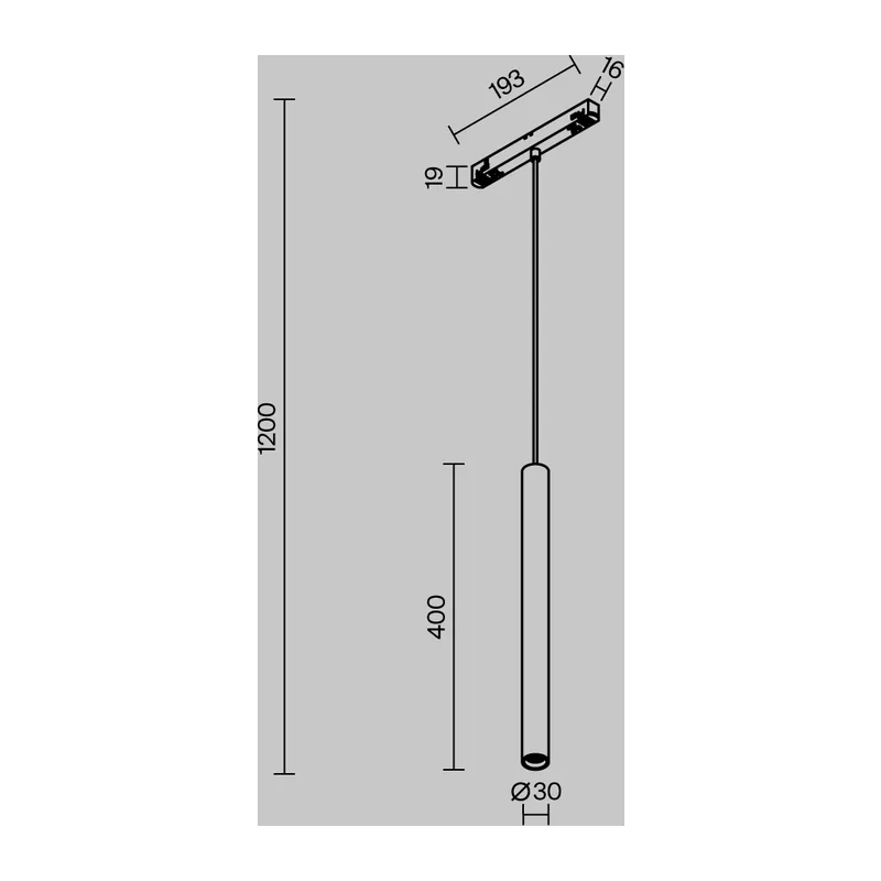 Трековый подвесной светильник Фокус / Focus Led Exility 2700-6000K 5Вт 36° Dim Smart Zigbee Maytoni TR226-4-5WTW-M-DSZ-B 8