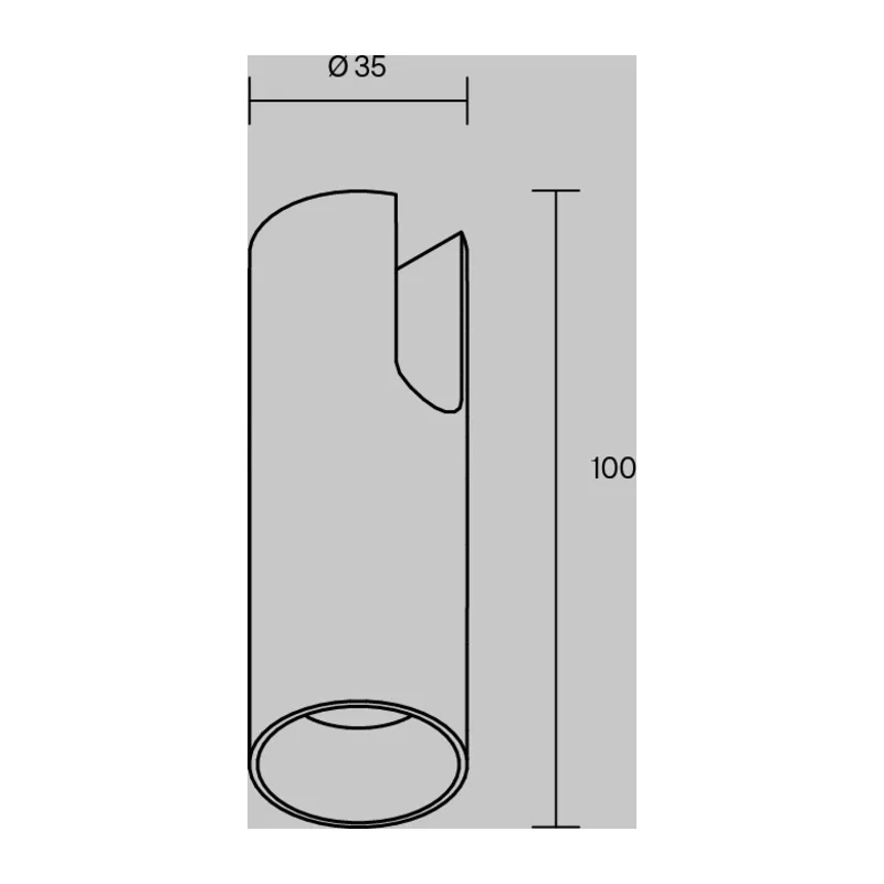 Трековый светильник Фокус / Focus Arity 3000K 5Вт 30° Maytoni TR235-1-5W3K-B 9
