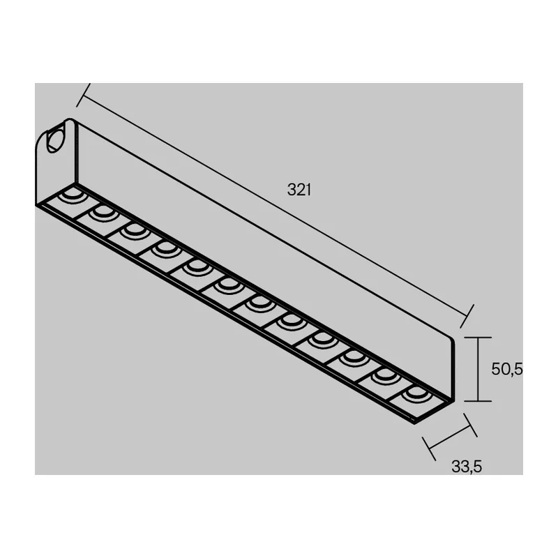 Трековый светильник Точки / Points Arity 3000K 12Вт 24° Maytoni TR237-1-12W3K-B 6