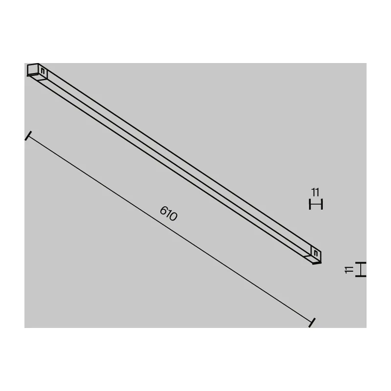 Трековый светильник Базис / Basis Exility X 4000K 12Вт 120° Maytoni TR240-2-12W4K-B 5