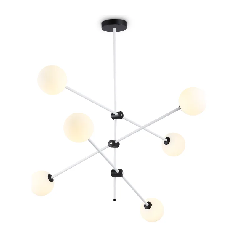 Потолочный светильник G9*6 TR2512/6 WH/BK белый/черный G9/6 max 10W D970*830 Ambrella Light 7