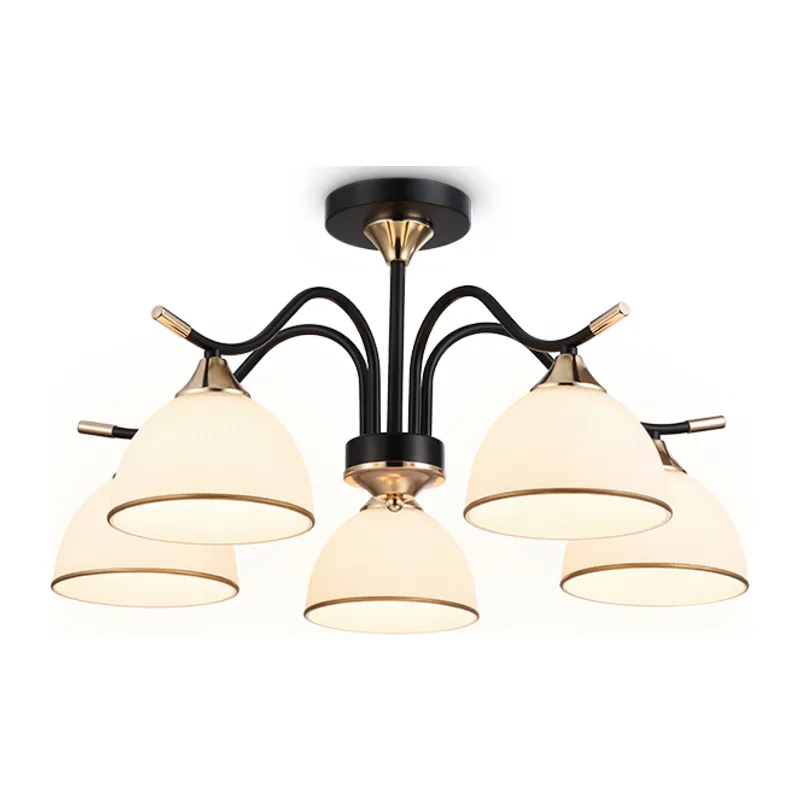 Потолочный светильник E27*5 TR3162/5 BK/FGD черный/золото E27/5 max 60W D580*300 Ambrella Light 7