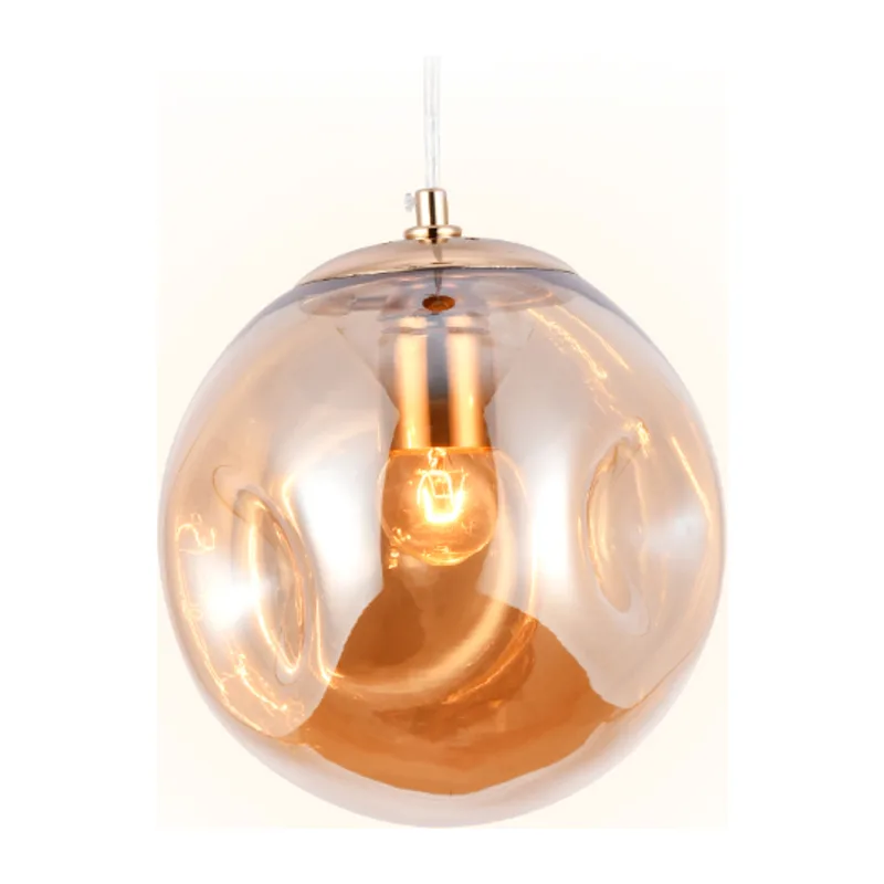 Подвесной светильник E27*1 TR3510 GD/TI золото/янтарь E27 max 40W D200*1200 Ambrella Light 5